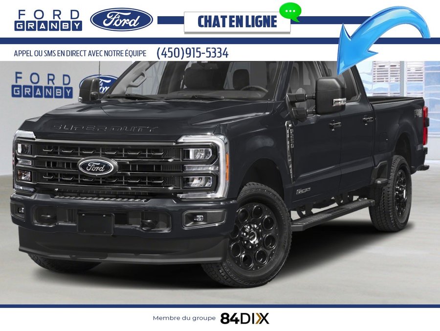 Ford Super Duty F-250 SRW XLT cabine 6 places 4RM caisse de 8 pi 2026 Noir agate métallisé