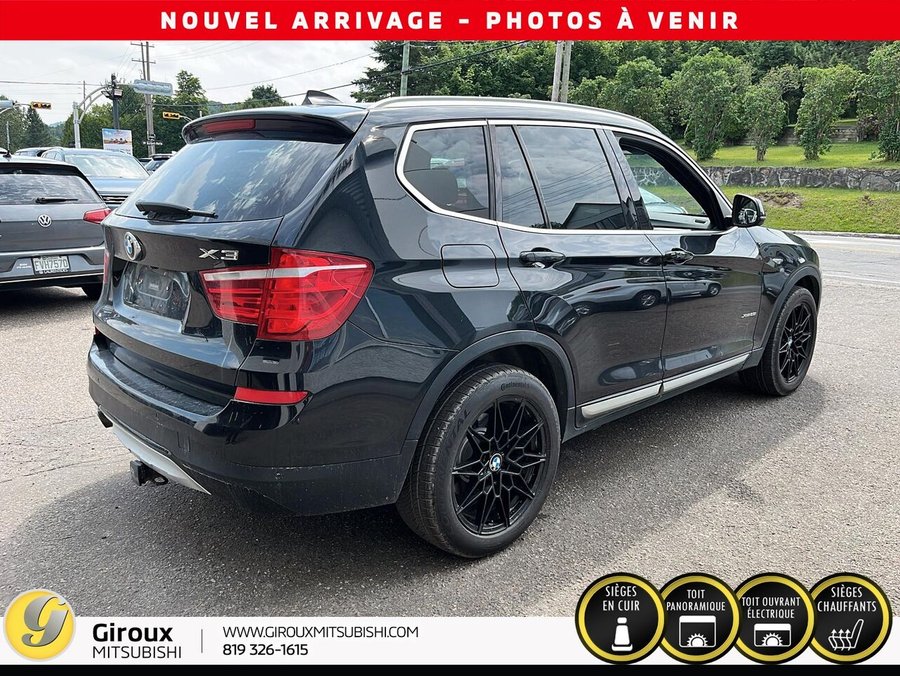 BMW X3 XDRIVE28I xDrive28i 4 portes TI 2017 Noir
