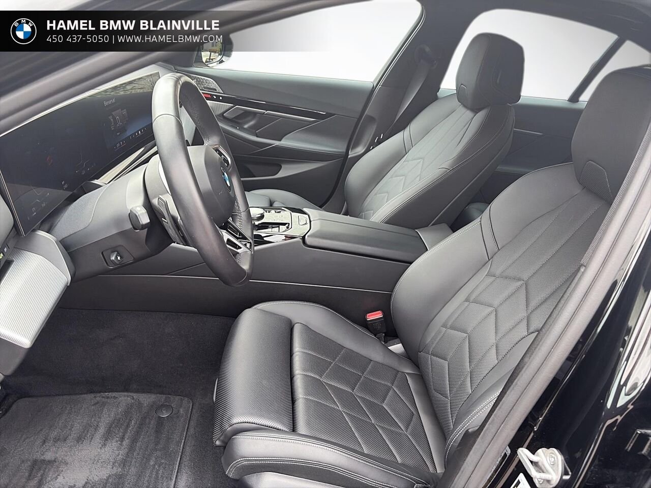 BMW Série 5 530i xDrive berline 2024 Noir Blainville - photo #8