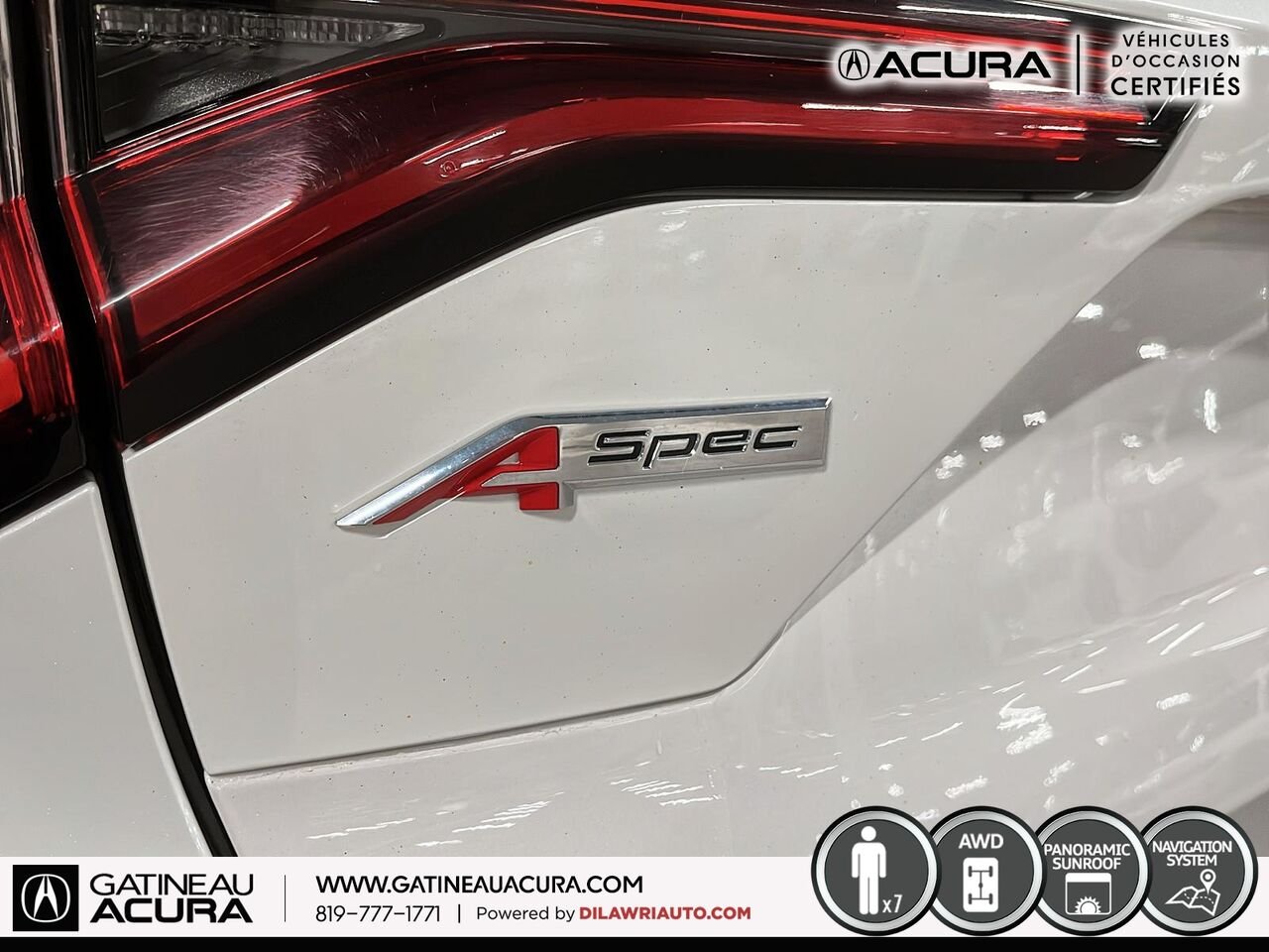 Acura MDX A-Spec SH-AWD 2024 Blanc Ottawa & Gatineau - photo #16