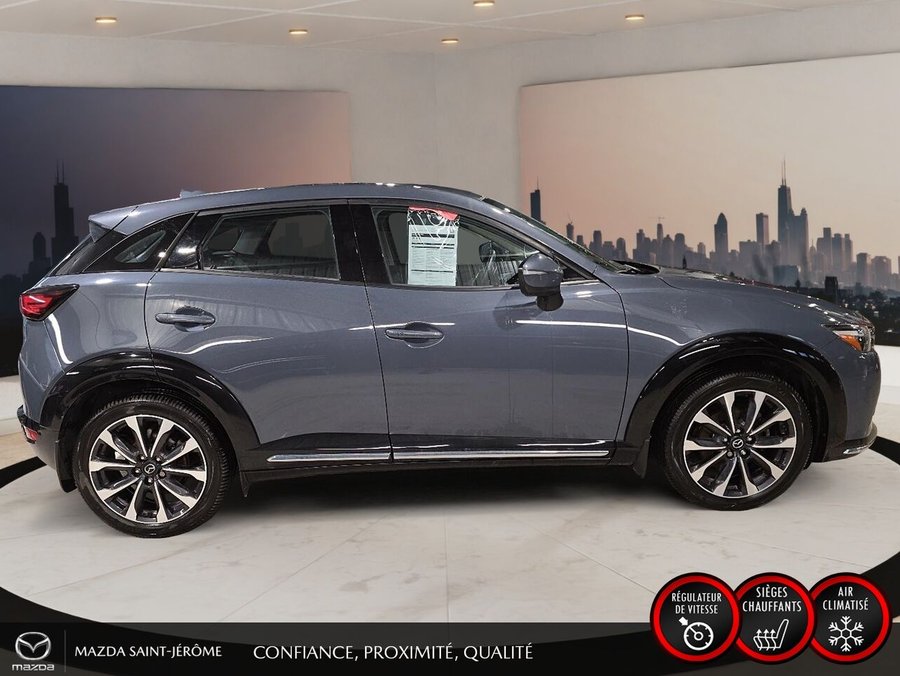 Mazda CX-3 GT | AWD | TOIT OUVRANT | CUIR | 2022 Bleu