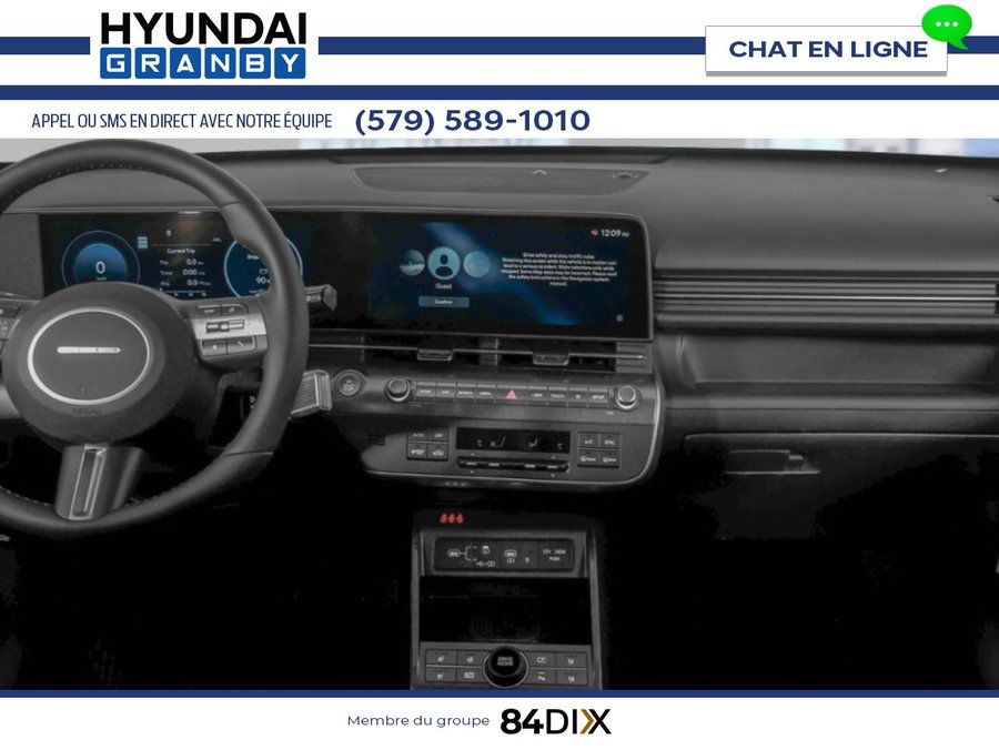 HYUNDAI Kona électrique 2026 2026 Gris cybernétique avec toit Noir abyssal