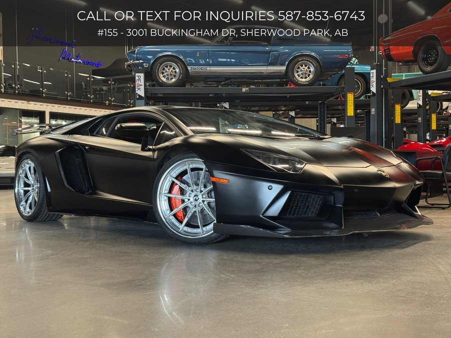2015 Lamborghini Aventador 2015 Matt Black