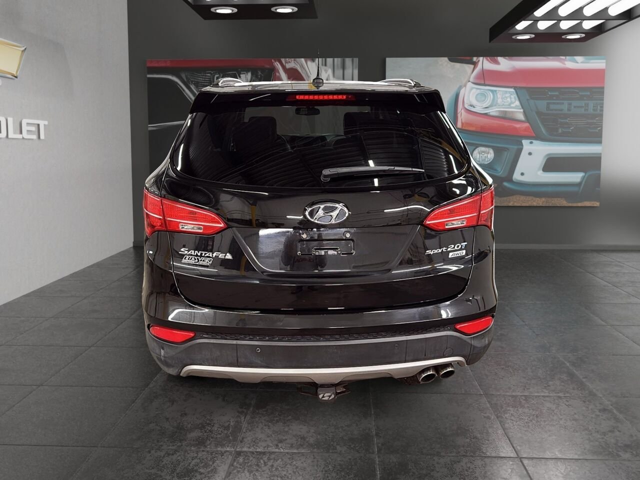 2016 HYUNDAI SANTA FE SPORT PREMIUM + GARANTIE PROLONGE + 1-2-3 CHANCES AU CREDIT Black Saint-Hyacinthe - photo #2