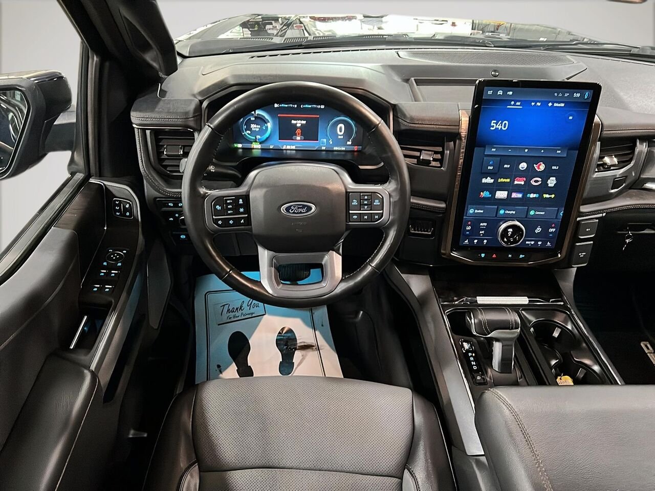 2023 Ford F-150 Lightning GROUPE 510 A, standard range Blue Québec - photo #13