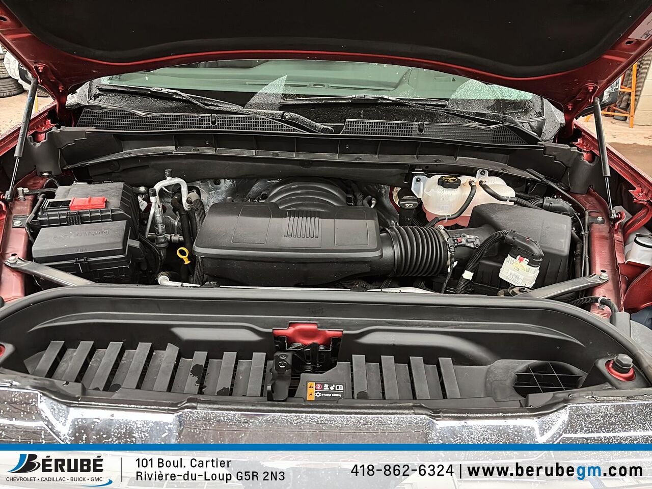 2024 GMC 1500 4RM, CAISSE COURTE, CAB. MULTIPLAC Denali cabine multiplace 4RM 147 po Red Rivière-du-Loup - photo #7