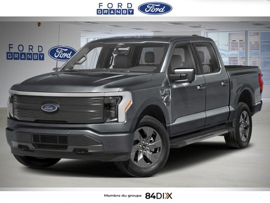 Ford F-150 Lightning LARIAT cabine SuperCrew 4RM caisse de 5,5 pi 2025 Gris carbonisé métallisé
