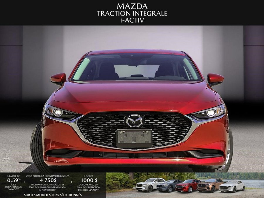 Mazda Mazda3 2025 2025 Rouge vibrant cristal métallisé