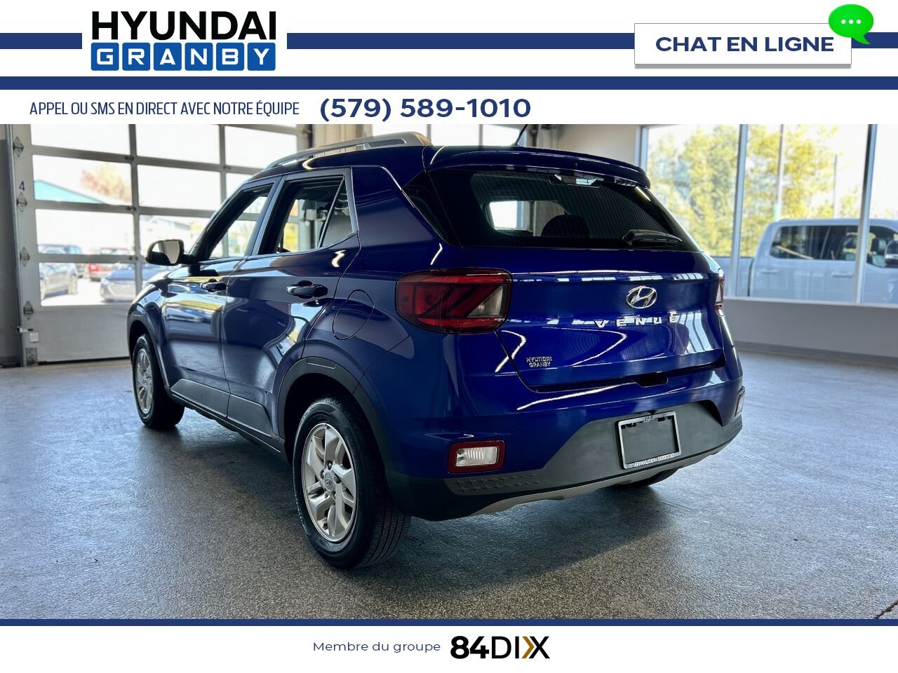 Hyundai Venue 2024 Bleu Granby - photo #4