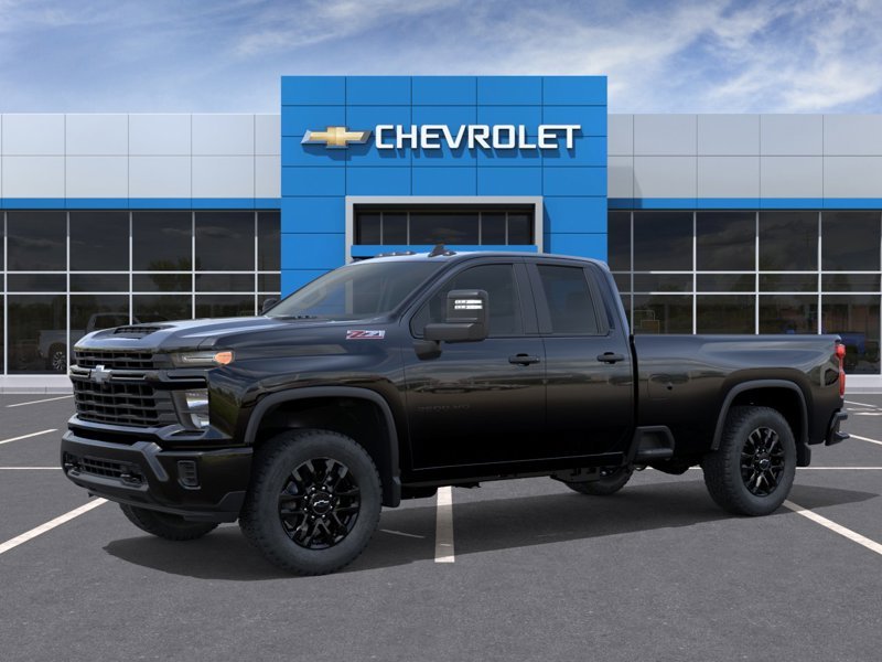 2026 CHEVROLET Silverado 2500HD K2500 HD SILVERADO DOUBLE CAB CUSTOM L/BOX (1CX) BLACK Rivière-du-Loup - photo #1