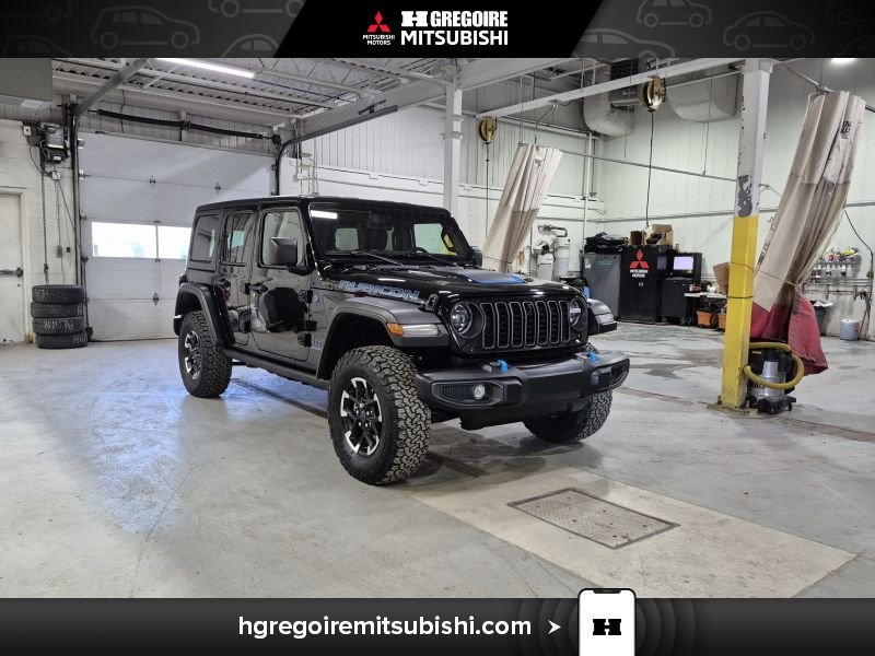 Jeep Wrangler MH4355 | Rubicon Hybride * 4x4* Mags * Camera * Carplay * 2024 Noir Laval - photo #0