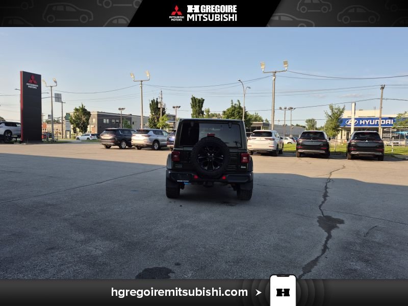 Jeep Wrangler MH4476 | Unlimited Sahara 4xe Hybride * Mags * Carplay 2022 Noir Laval - photo #8