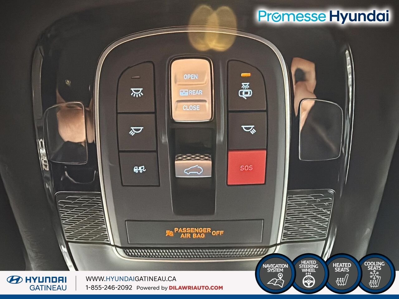 Hyundai Palisade Ultimate Calligraphy *** BLACK EDITION , toute equipe , bas millage *** 2025 Noir Ottawa & Gatineau - photo #20