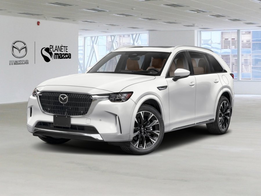 Mazda CX-90 hybride léger 2026 2026 Blanc rhodium métallisé