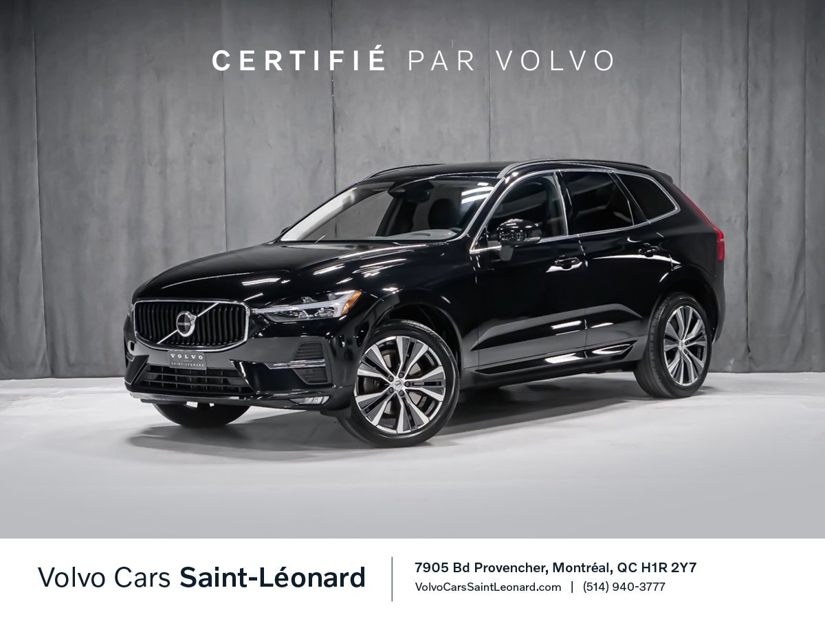 2022 Volvo XC60 B6 MOMENTUM CLIMATE PREMIUM Black Montreal - photo #0
