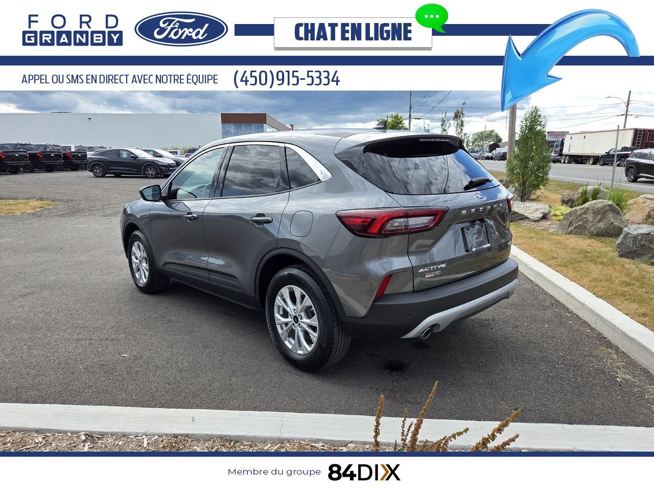 Ford ESCAPE 2024 Gris Granby - photo #4
