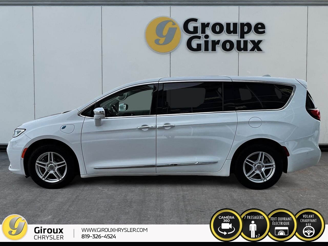 2022 Chrysler Pacifica Hybrid White Sainte-Agathe-des-Monts - photo #9