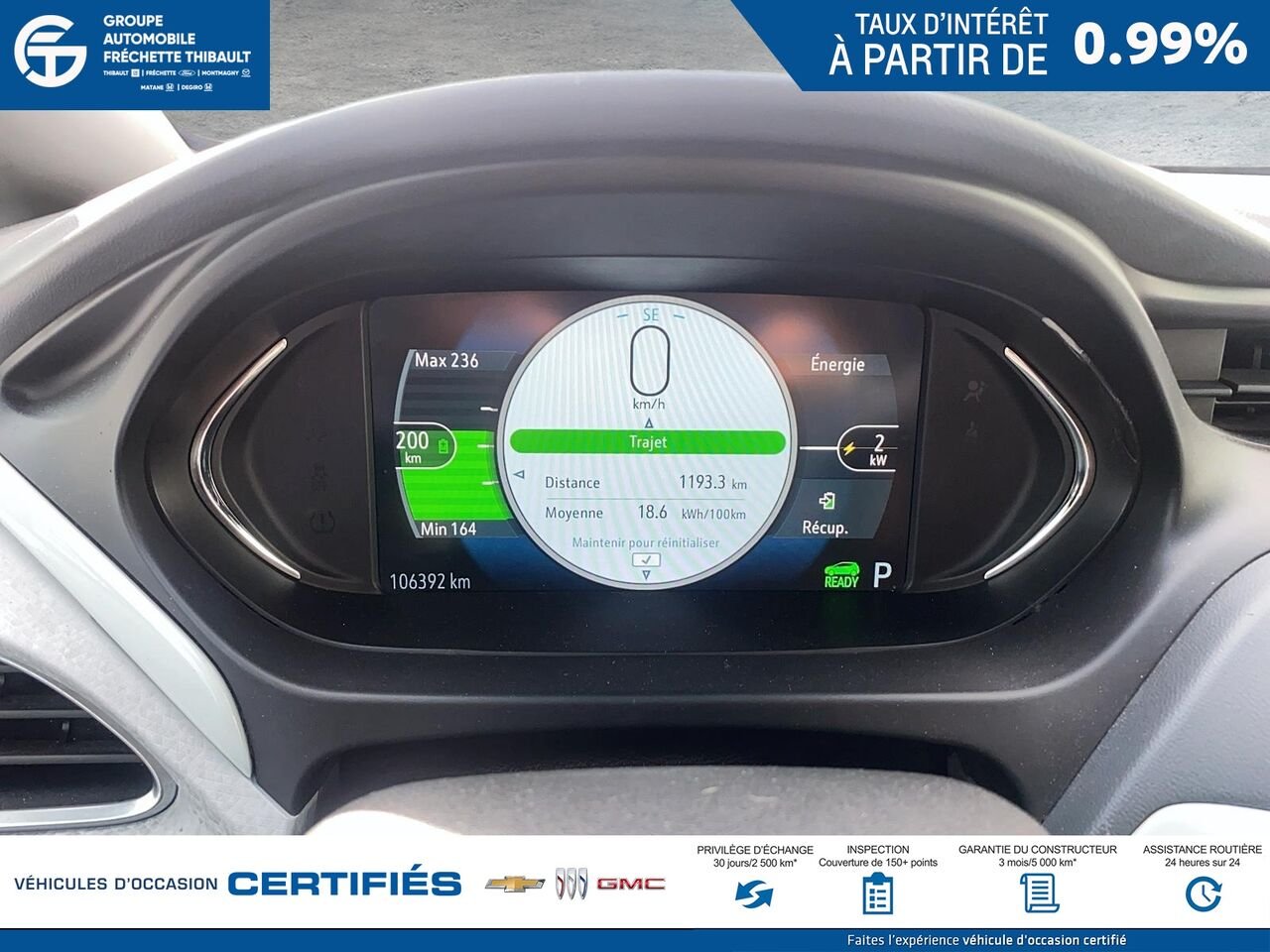 2021 CHEVROLET BOLT EV LT Familiale 5 portes LT White Montmagny - photo #10