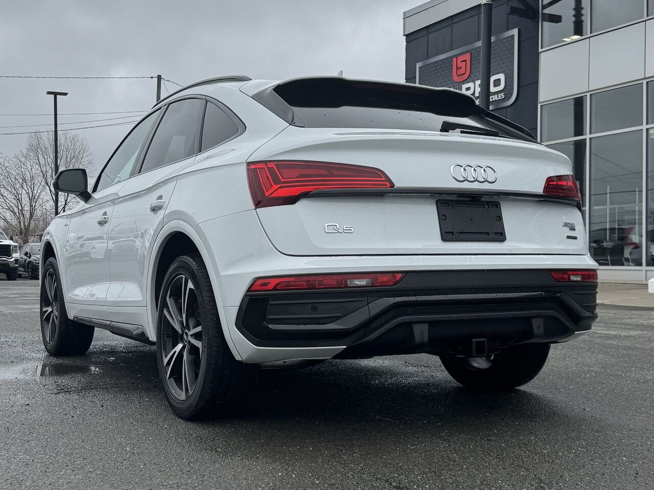 Audi Q5 Sportback Black Optic 2022 Blanc Granby - photo #4