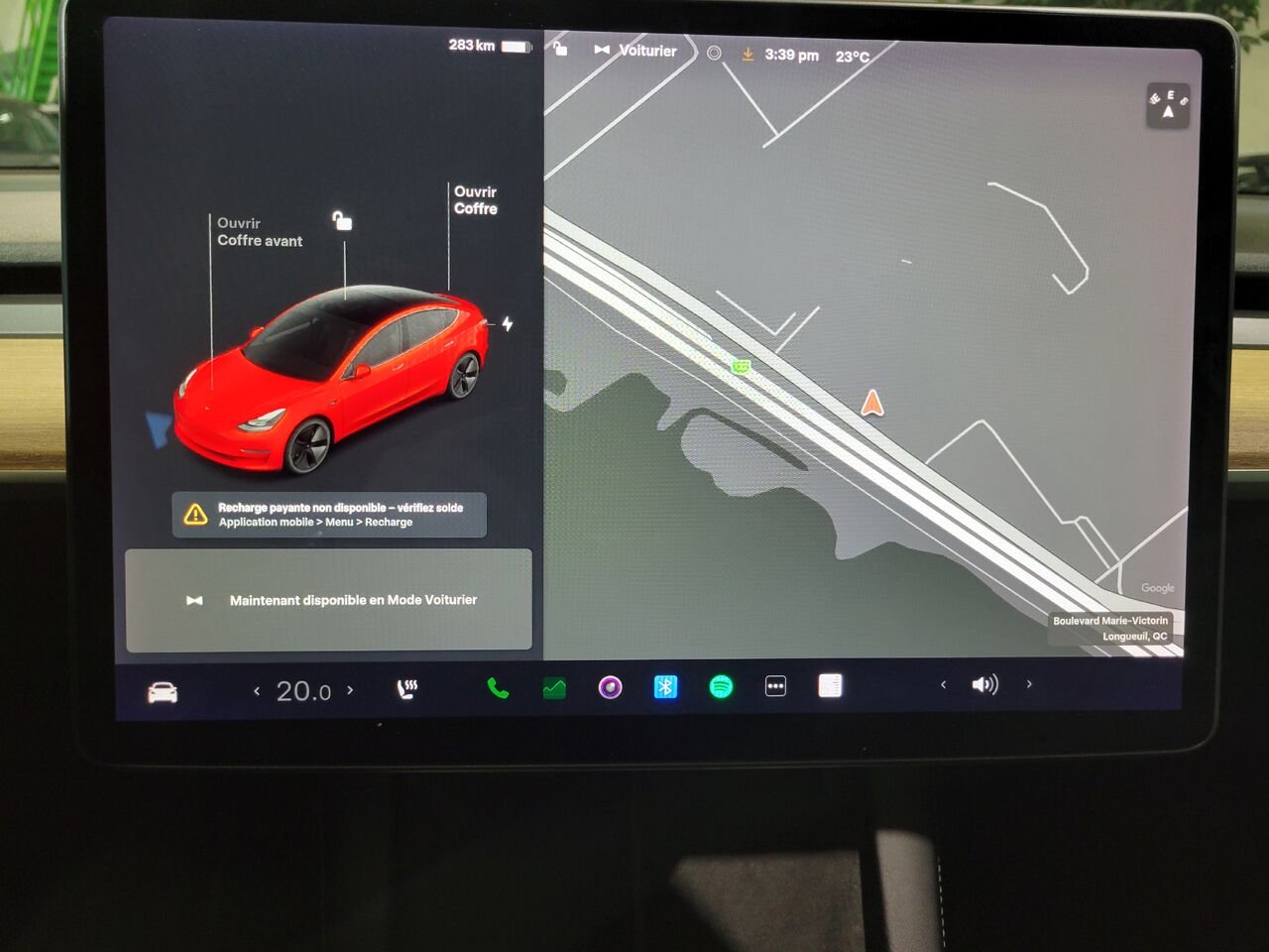 Tesla Model 3 2021 Blanc Longueuil, - photo #20