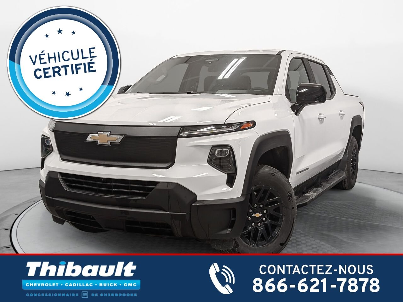 CHEVROLET Silverado EV eAWD Crew Cab 4WT Grosse Batterie 2024 Blanc Sherbrooke - photo #0