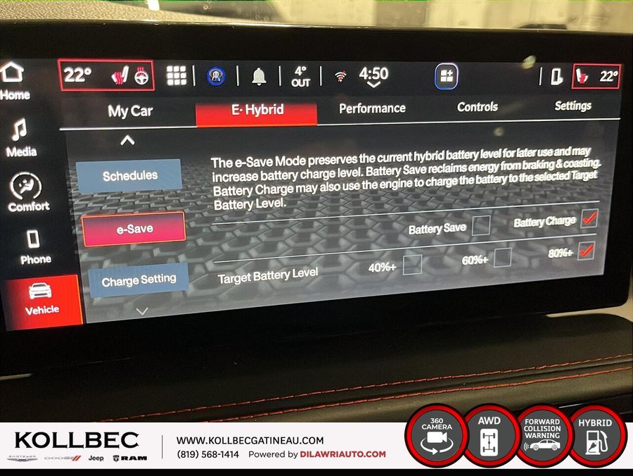 Dodge Hornet *** CLEAN CARFAX + BAS KILOMÉTRAGE + HYBRIDE BRANCHABLE *** 2024 Gris