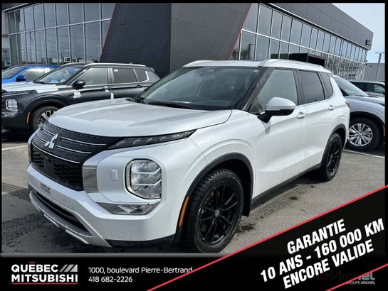 Mitsubishi Outlander SEL S-AWC, Sièges électriques, 7 passagers 2023 Blanc