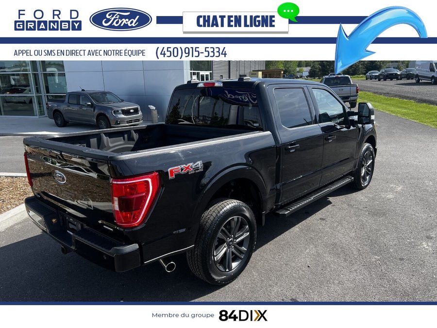 Ford F-150 XLT SuperCrew 4RM TOIT PANO 2023 Noir
