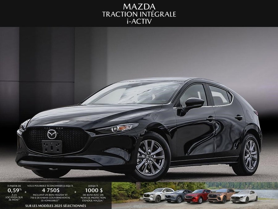 Mazda Mazda3 Sport 2025 2025 Noir de jais mica