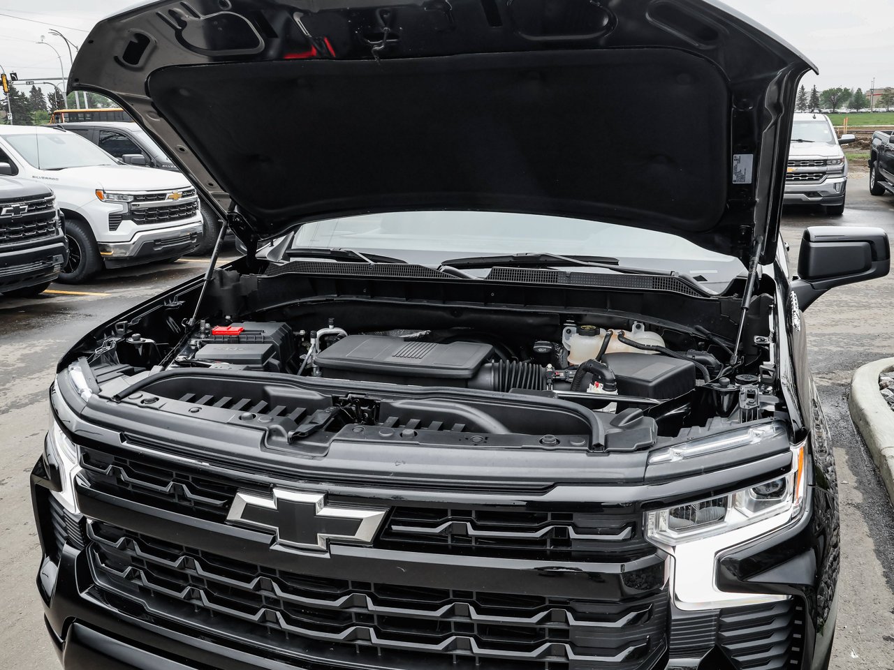 2024 Chevrolet Silverado 1500 4WD Crew Cab 147 RST Black Sherwood Park - photo #9
