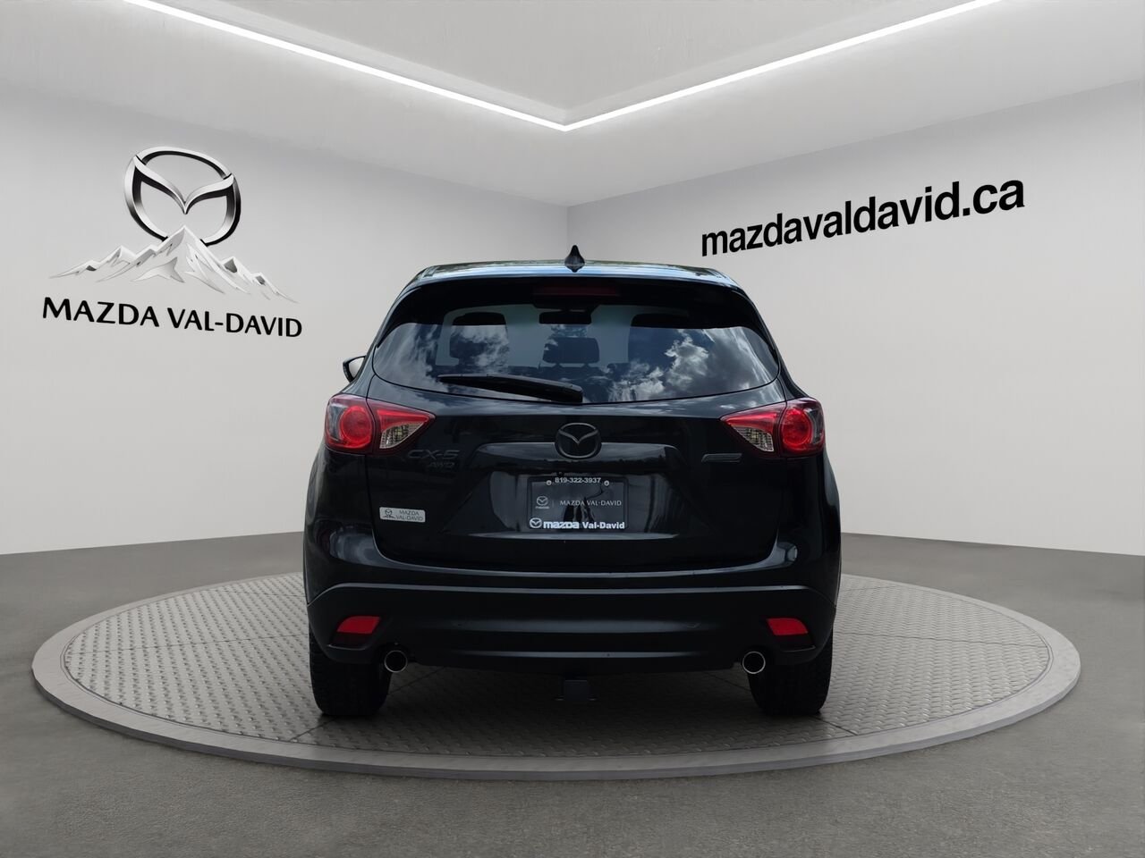 Mazda CX-5 Traction intégrale, 4 portes, boîte automatique, GT, Toit ouvrant, commande audio au volant 2013 Noir Val-David - photo #20