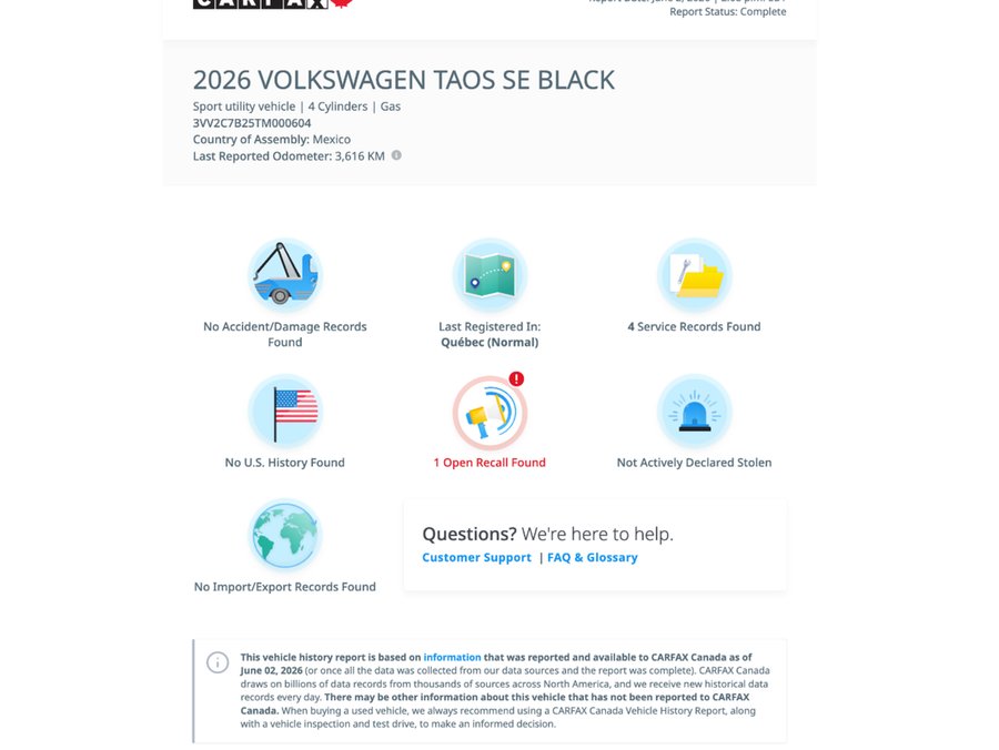 Volkswagen Taos 2026 2026 Bleu