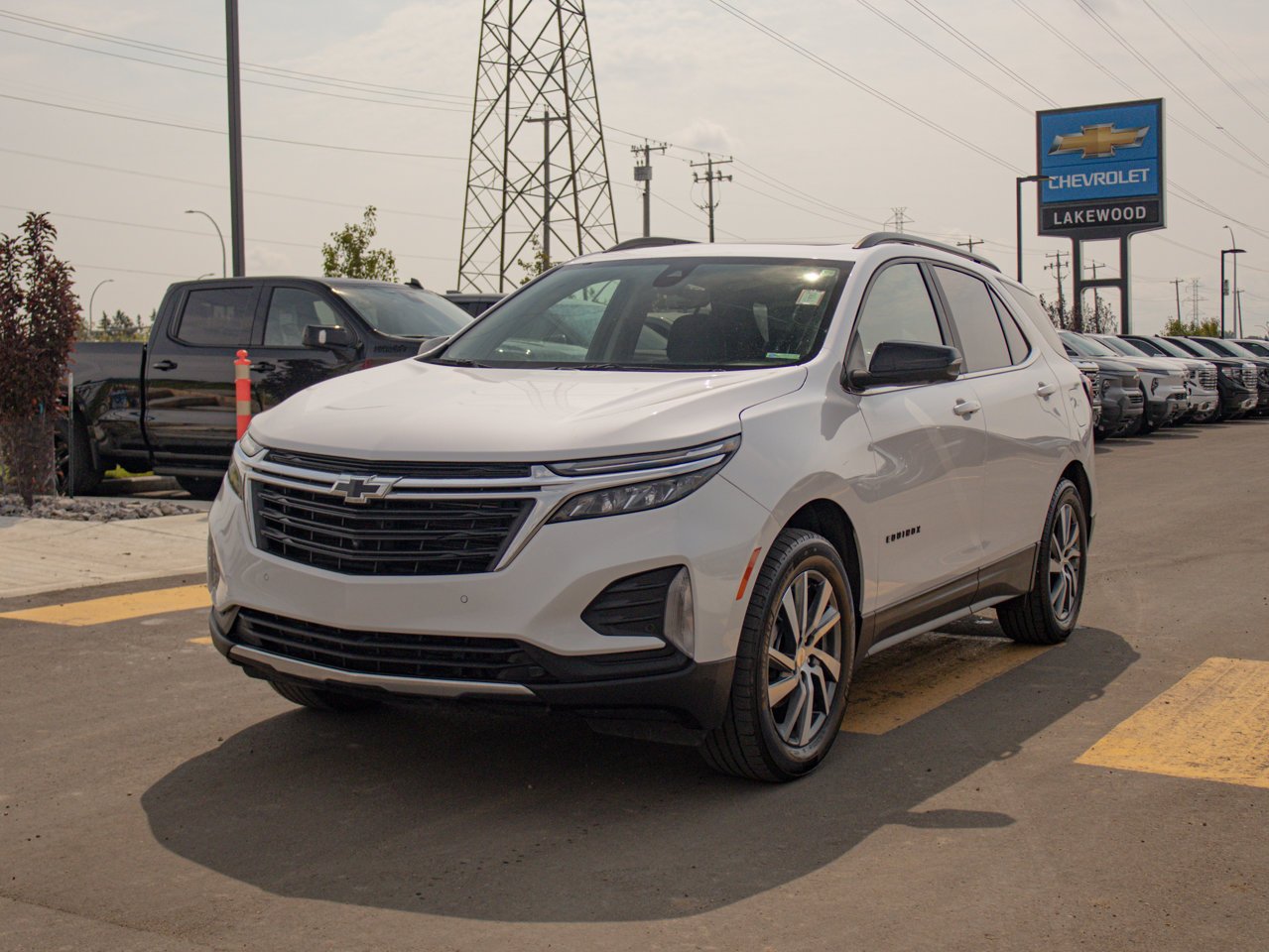 2022 Chevrolet Equinox AWD 4dr LT w/1LT White Sherwood Park - photo #3
