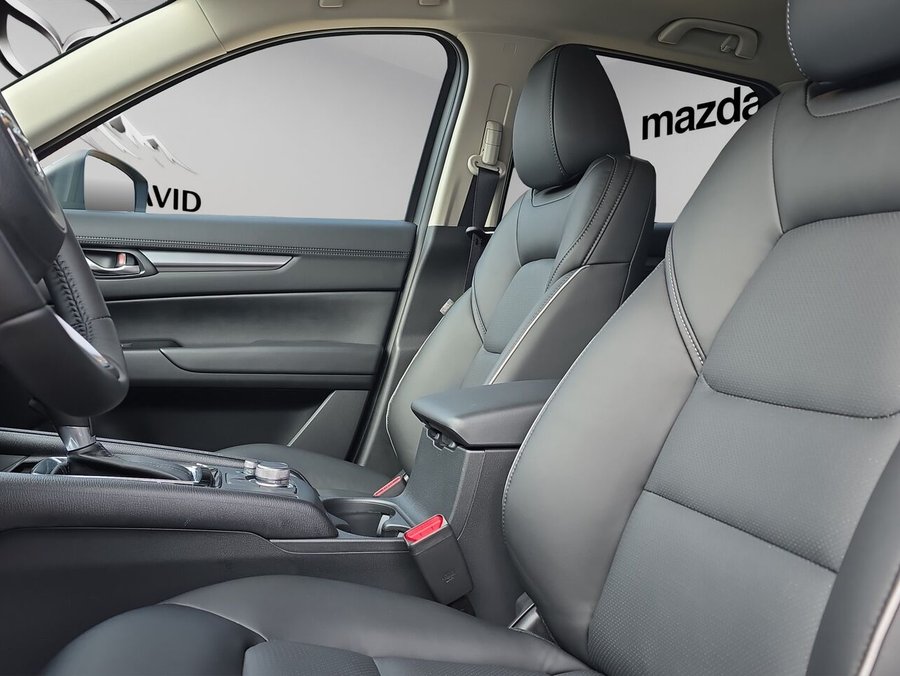 2025 Mazda CX-5 Gs, awd, Toit ouvrant, volant et rétroviseurs chauffants, hayon électrique Rhodium White Metallic