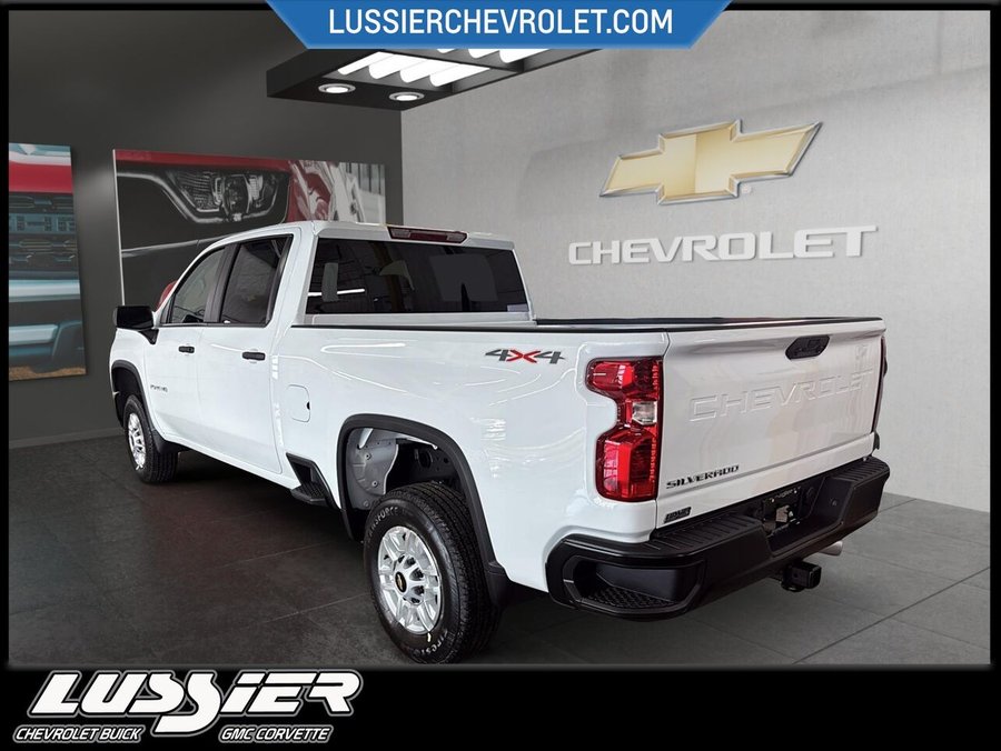 Chevrolet Silverado 2500HD WT cabine multiplace 4RM 159 po 2026 Blanc sommet