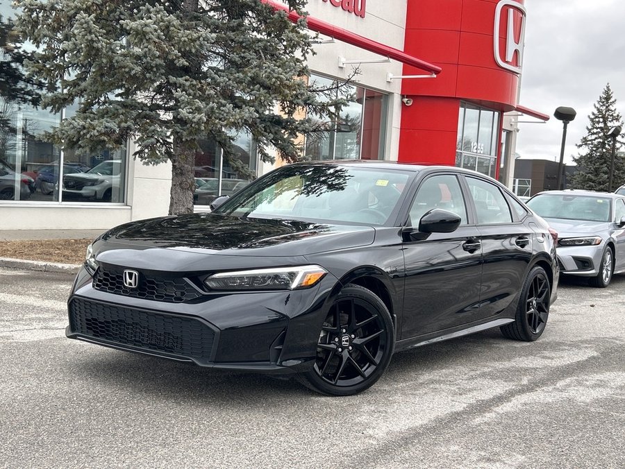 Honda Civic Sedan Hybrid 2025 2025 Noir