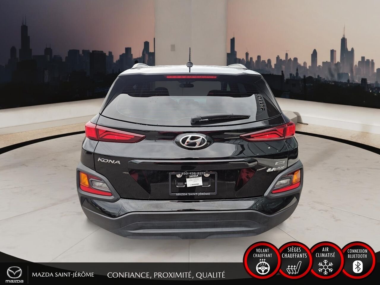 2021 Hyundai Kona Black Ste-Agathe des Monts - photo #6