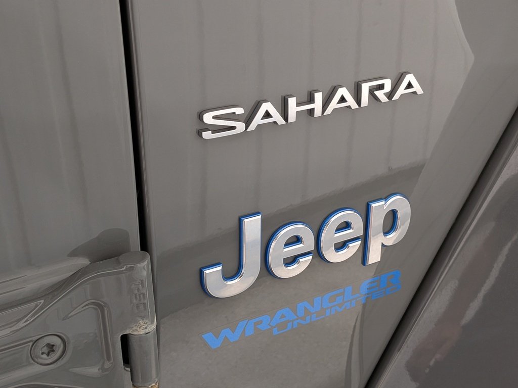 Jeep Wrangler 4xe Unlimited Sahara 4x4 2021 Gris Val-David - photo #33