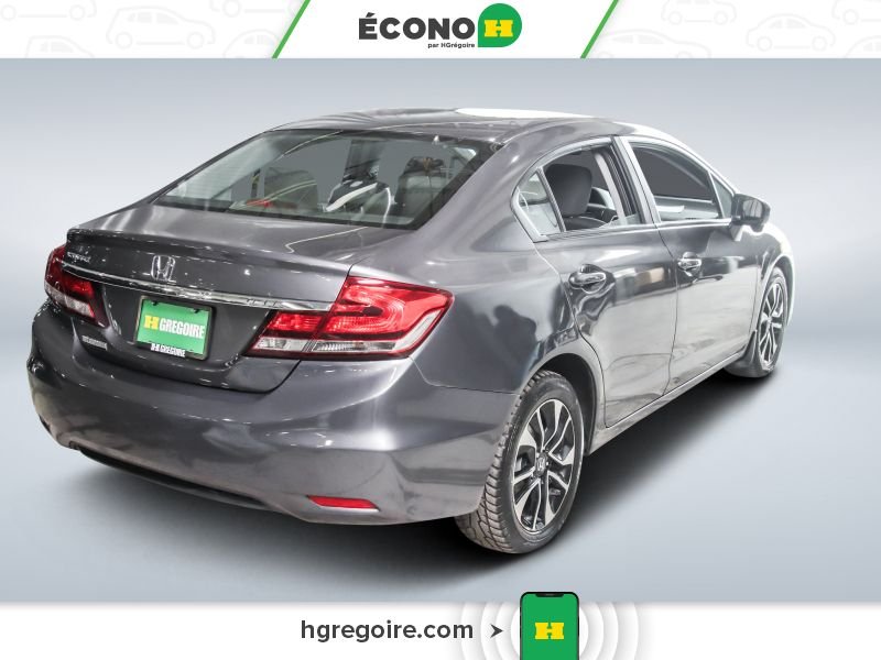 Honda Civic 821030 | EX AUTO A/C TOIT GR ELECT MAGS CAM RECUL 2015 Gris Laval - photo #6