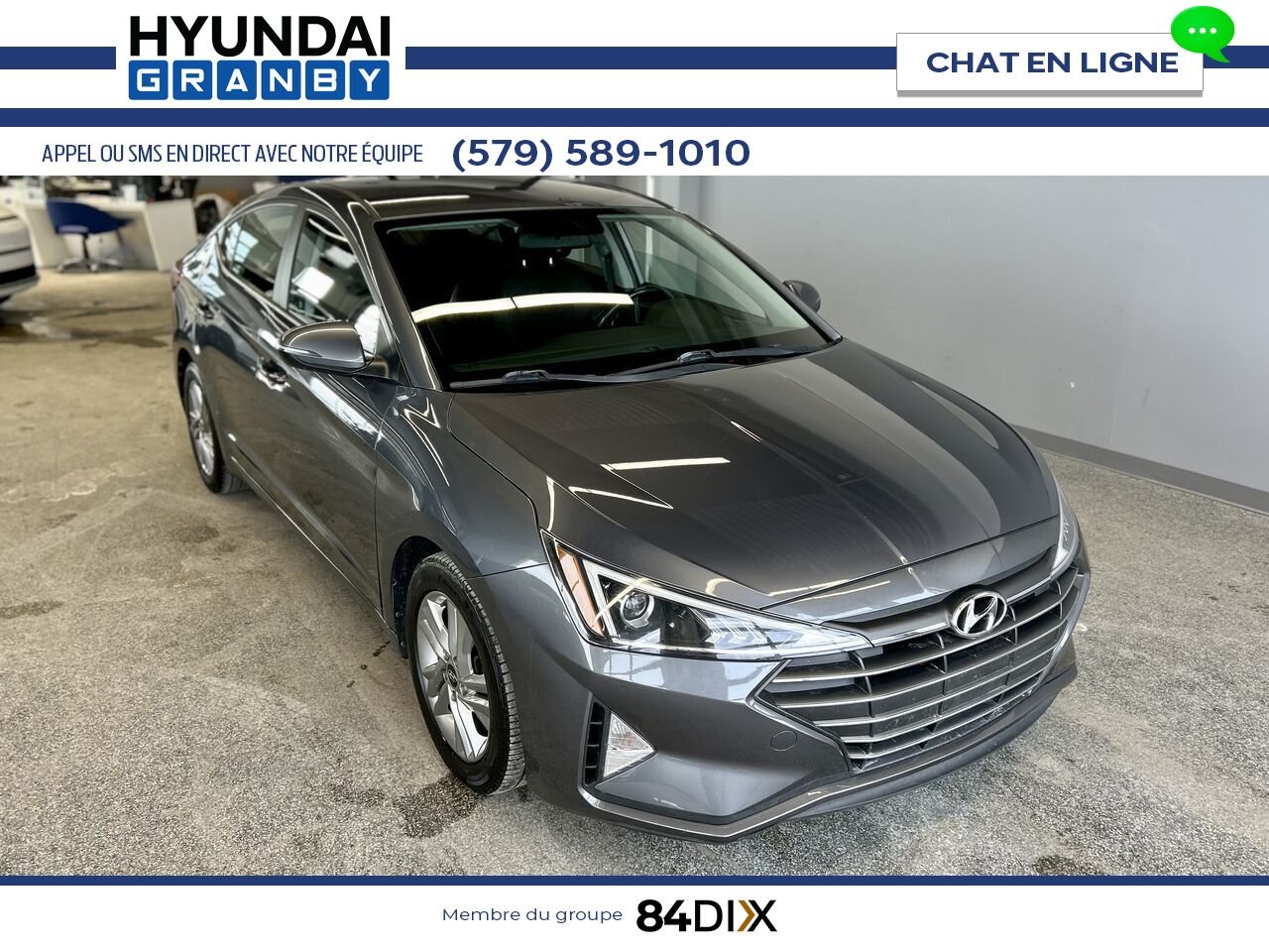 Hyundai Elantra 2020 Gris Granby - photo #1