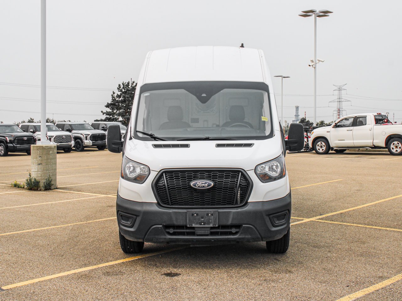 2025 Ford Transit Cargo Van T-250 148 Hi Rf 9070 GVWR AWD White Sherwood Park - photo #2