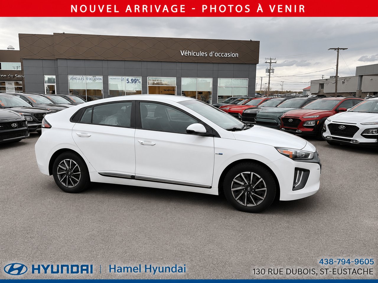 2020 Hyundai Ioniq Electric White Saint-Eustache - photo #0