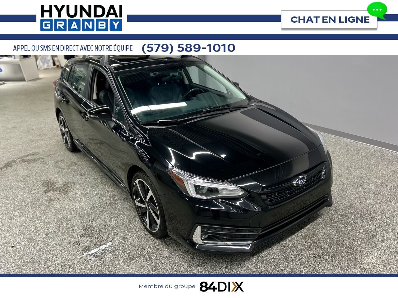 Subaru Impreza 2022 Noir Granby - photo #1