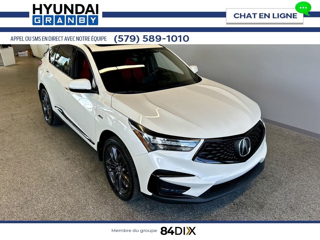 Acura RDX 2019 Blanc Granby - photo #1