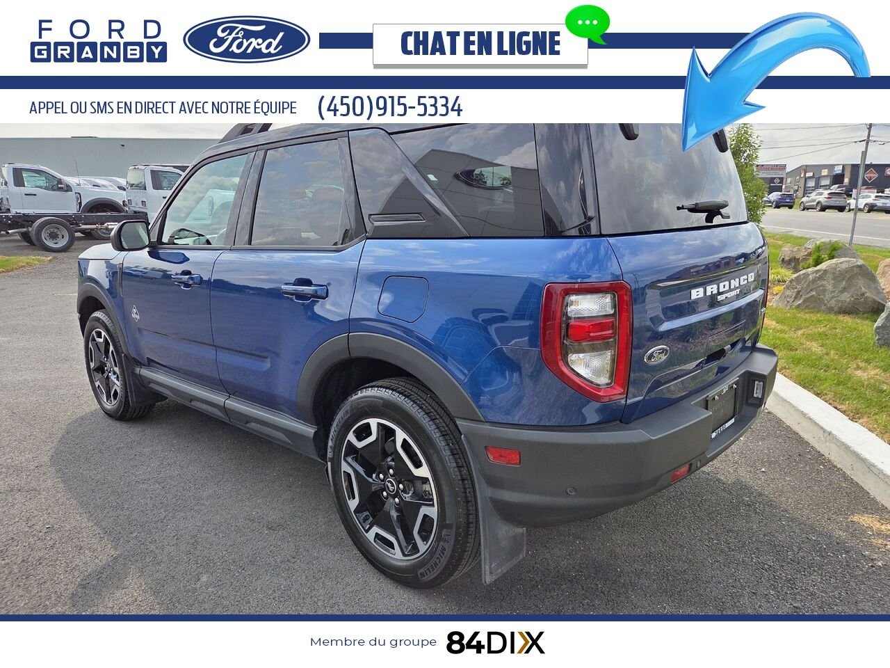 Ford Bronco Sport 2024 Bleu Granby - photo #4
