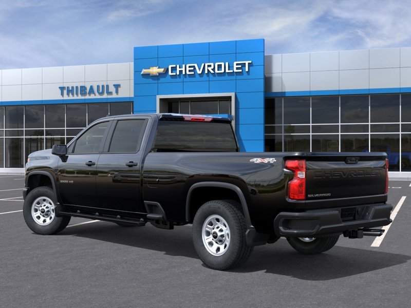 CHEVROLET SILVERADO 3500HD WT cabine multiplace 4RM 172 po 2026 Noir