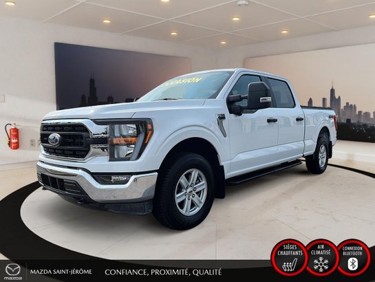 2023 Ford F-150 XLT cabine SuperCrew 4RM caisse de 5,5 pi | 3.5L ECOBOOST | GROUPE REMORQUAGE | White