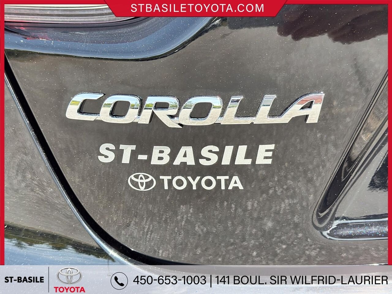 2024 TOYOTA Corolla Hybrid Midnight Black Metallic Saint-Basile-le-Grand - photo #5