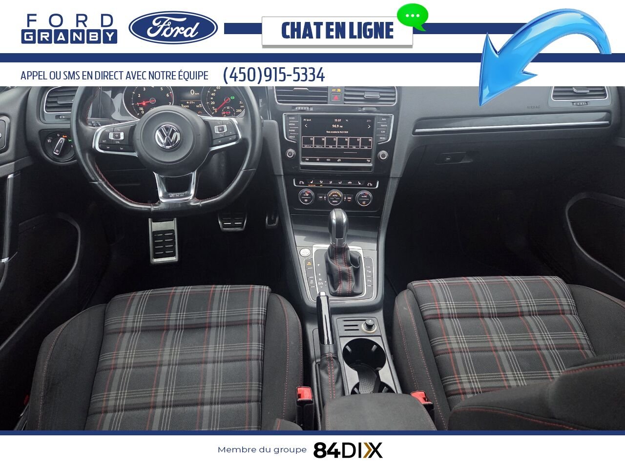 2016 Volkswagen Golf GTI White Granby - photo #8
