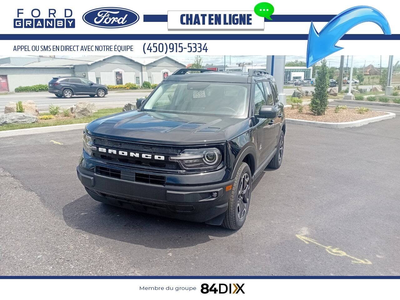 2024 Ford BRONCO SPORT Black Granby - photo #1